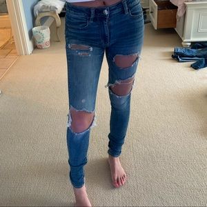 Cute ripped jeans